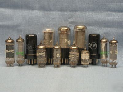 Ge tubes 6BW4 6U8A 12AU6 6AU5GT 6K6GT more