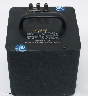 General radio 1482-f 2MH standard inductor