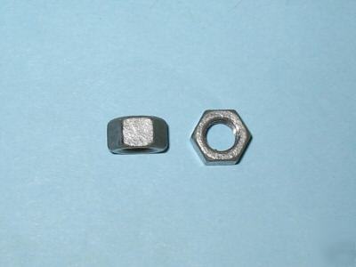 7,000 hot dipped galvanzied hex nuts - size: 1/4-20