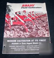 Brady field cultivators