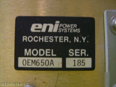 Eni oem-650A solid state rf generator 650W