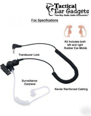 Fox EP1089SC surveillance earphone for various radios