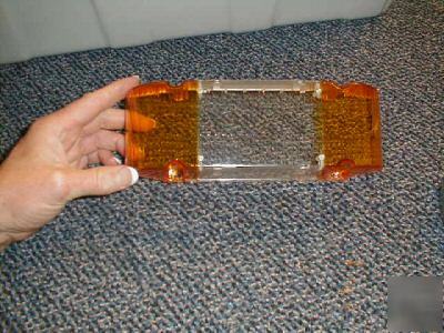 New whelen edge 9M amber new style end cap