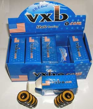 80 608 ABEC7 black skateboard/ skate// balls bearing