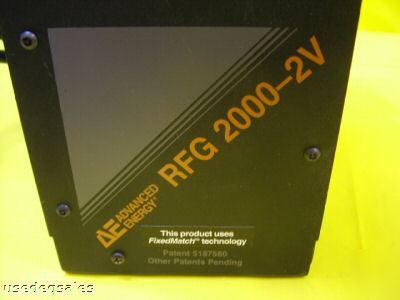 Ae advanced energy rfg 2000-2V rf gen. 3155053-007 2KW
