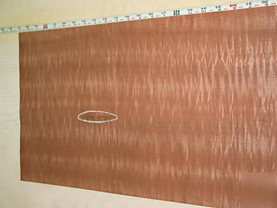 Exotic sapele veneer 58 sq. ft. lot 3116