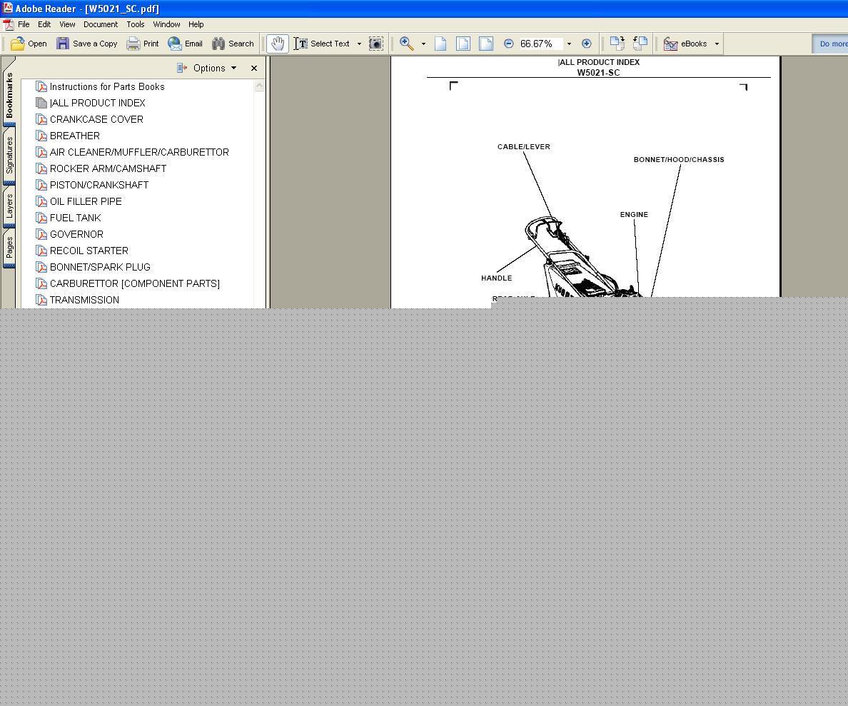 Kubota W5021 parts manual - we have other manuals
