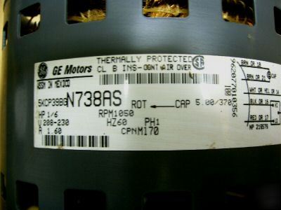 Like new motor -general electric 1/6HP motor - 