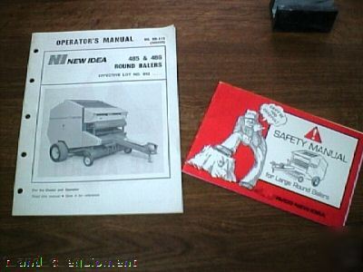 New idea 485 & 486 round baler operators manual 