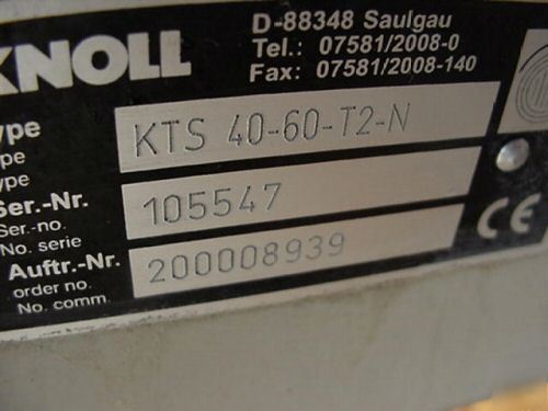 New knoll KTS40-60-T2-n spindle coolant pump cnc 
