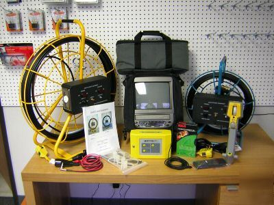 Real color sewer video camera inspection system