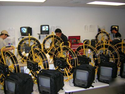 Real color sewer video camera inspection system