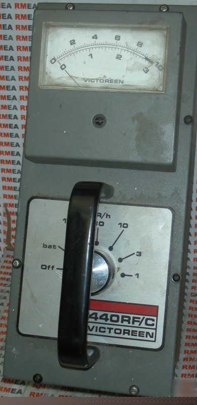 Victoreen radiation survey meter 440RF/c 440-rfc 