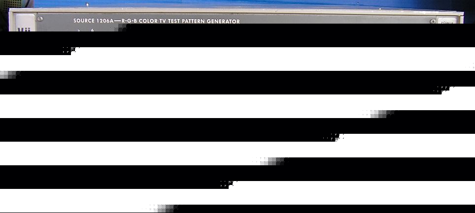 Vii source 1206A r-g-b color tv test pattern generator