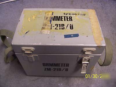 Winslow tele-tronics ohmmeter model 5G-1000, zm-21B/u