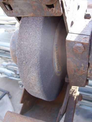 Three phase industrial dual wheel metal grinder