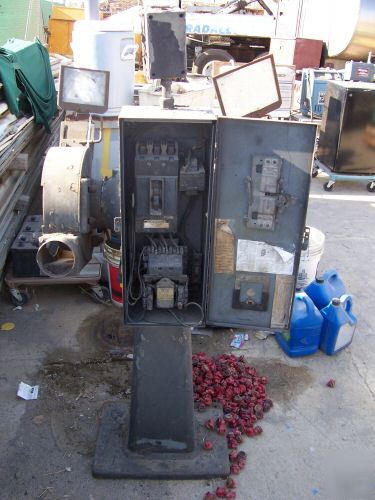 Three phase industrial dual wheel metal grinder