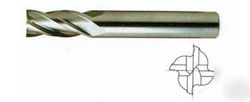 Usa s-4 carbide 1/32 x 1/8 x 5/64 x 1-1/2 endmills(5)