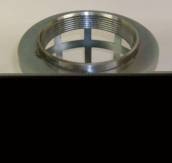 Water and trash pump strainer 4IN zinc plated steel 