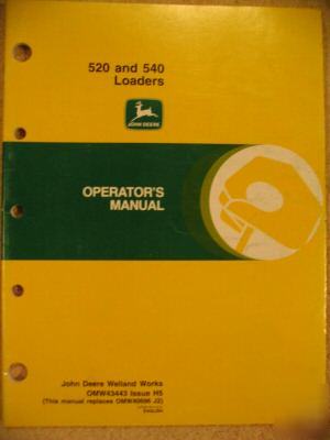 John deere 520 540 loader 2550 2555 5200 5300 5400 5500