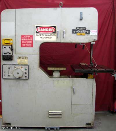 Kalamazoo startrite 316 vertical metalworking band saw