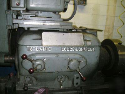 Lodge and shipley lathe 18