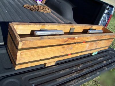 Huge machinist straight edge scraped on 3 side 44