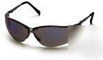 Pyramex safety/sun glasses v-2 metal blue mirror