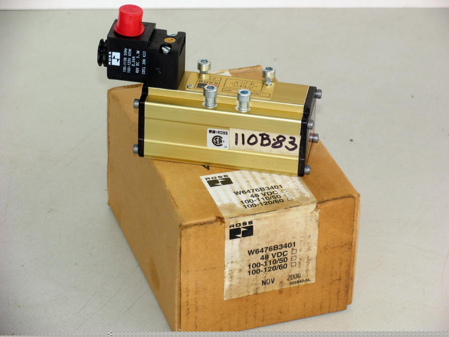 Ross pneumatic solenoid valve bar