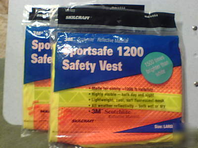 Skilcraft sportsafe 1200 safety vest mr 622