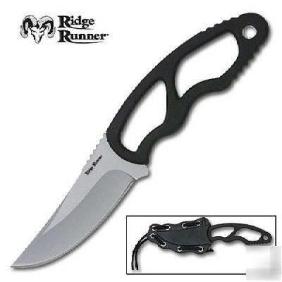 Tacitcal ridge neck knife with holder