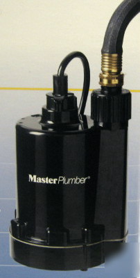 New 1/6 hp/1260 gph submersible utility pump /basement / 