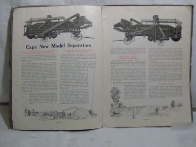 New cape model separators thrasher catalog tractor farm