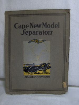 New cape model separators thrasher catalog tractor farm