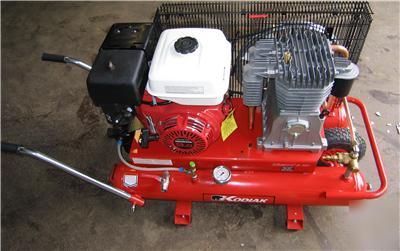 New kodiak S33JB honda 9HP air compressor gas tool 5GAL 
