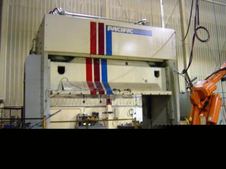 Pacific 400-obl-12/72 hydraulic straight-side press