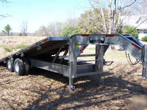Container delivery trailer by brute trailers