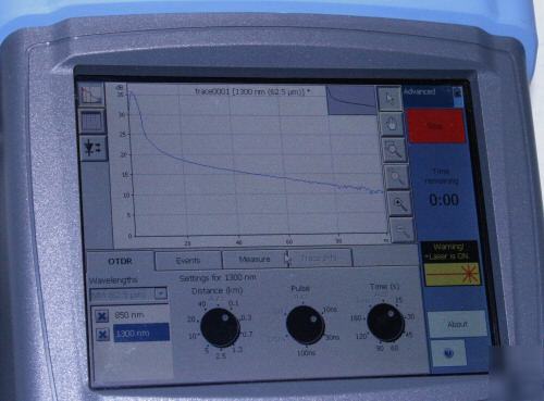 Exfo ftb-200 w/ ftb-7423B sm otdr & ftb-7212B mm otdr