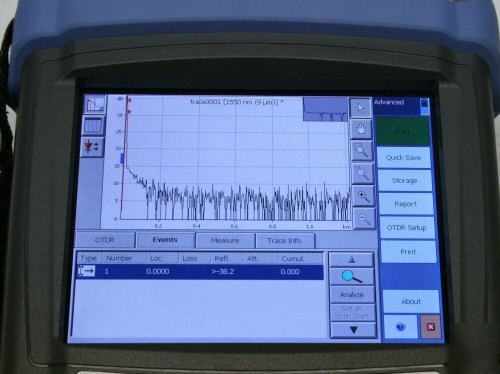Exfo ftb-200 w/ ftb-7423B sm otdr & ftb-7212B mm otdr