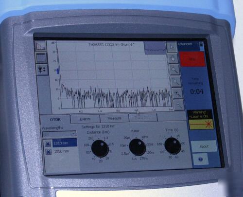 Exfo ftb-200 w/ ftb-7423B sm otdr & ftb-7212B mm otdr