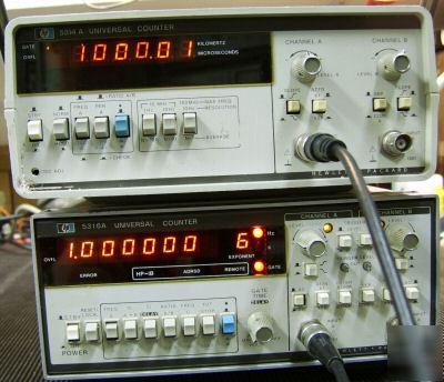 Hp 5314A universal counter, calibrated