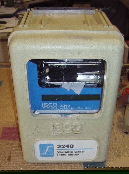 Isco 3240 variable gate flow meter