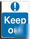 Keep out sign-adh.vinyl-300X400MM(ma-004-am)