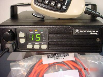 Motorola vhf 16 ch, high power mobile radio package.