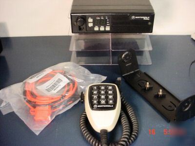 Motorola vhf 16 ch, high power mobile radio package.