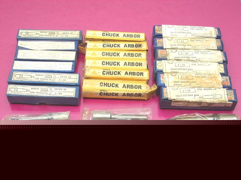 New 18 drill chuck arbor arbors mix lot (1624C)