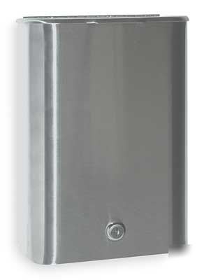 New bradley wall receptacle feminine hygiene stainless 