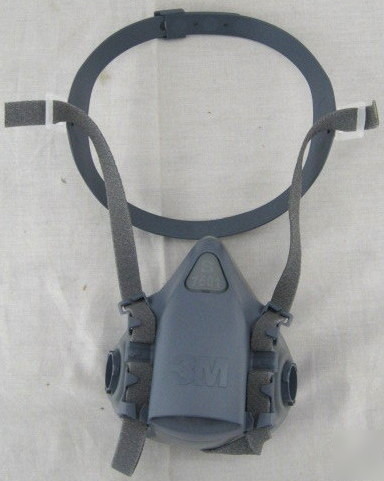 New small half mask facepiece /silicone/safety/3M 7501 / 