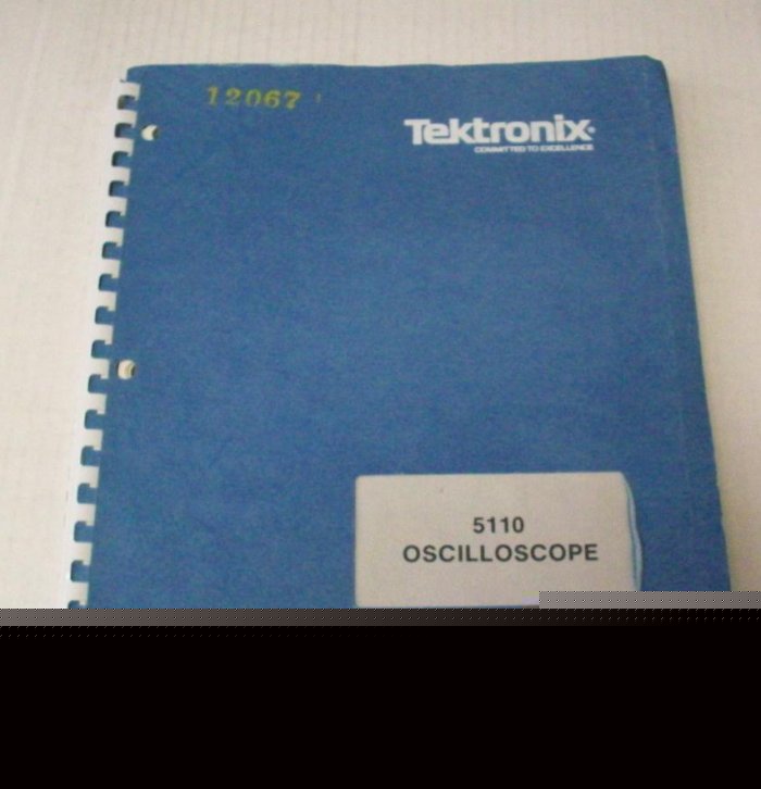 Tektronix 5110 scope operating and service manual