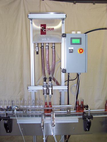 2 head gravity liquid filler bottling filling machine 